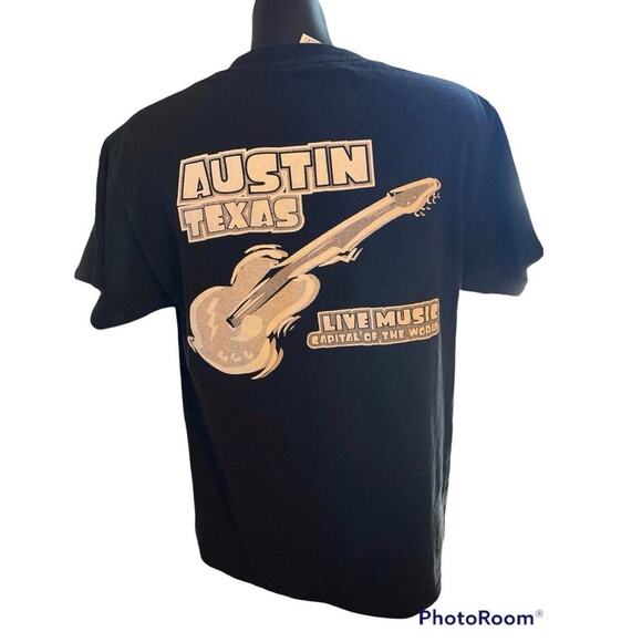 “Forever Blue” Austin, Texas Graphic T-Shirt - Size Medium - Picture 2 of 4